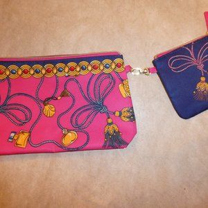 NEW ESTEE LAUDER COSMTIC BAG AND PURSE SET